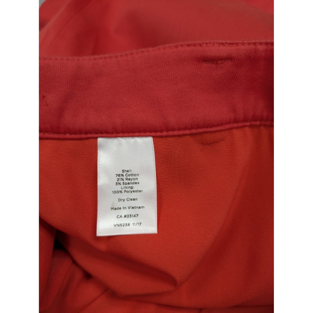 Talbots Pants‎ Womens Petite 6 Red Cropped Business Casual - Picture 7 of 8